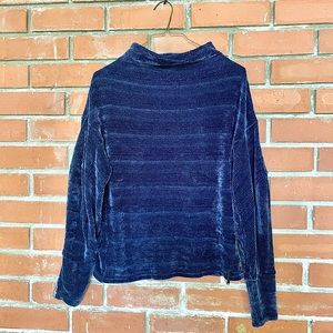Vintage Mock Neck Corduroy Sweater - S